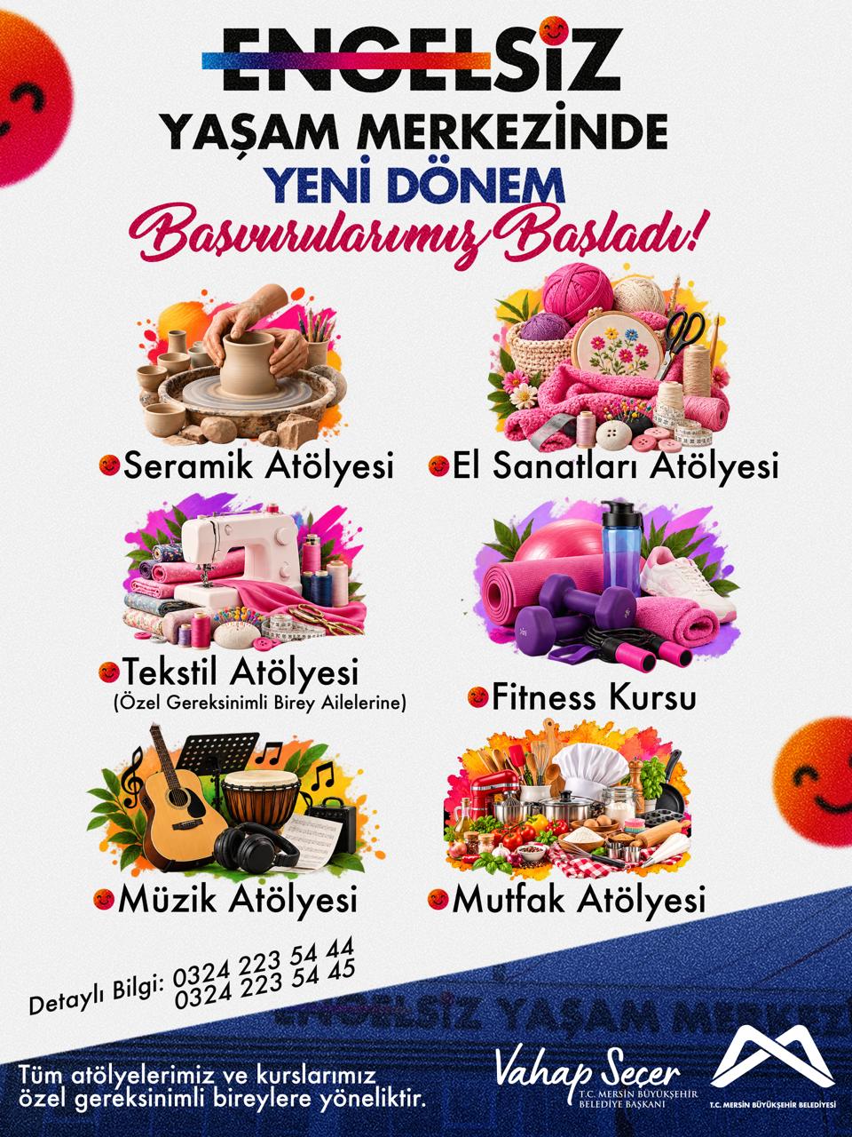 Engelsiz Yaşam Merkezinde yeni dönem başvurularımız başladı!