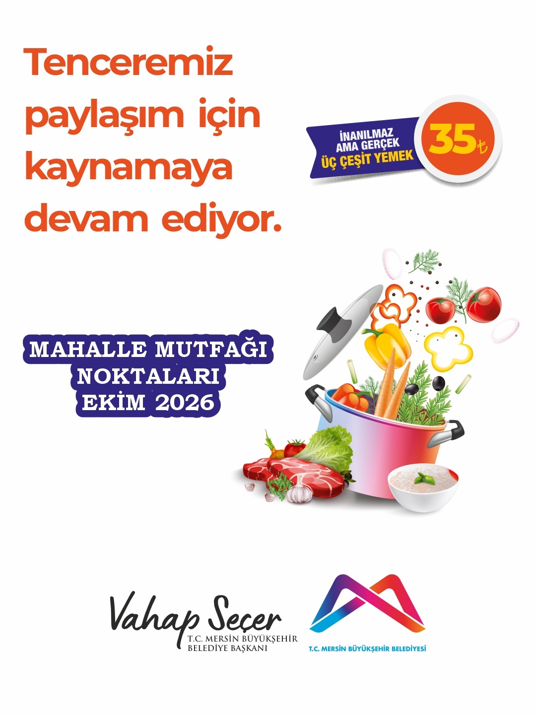 Mahalle Mutfağı Noktaları ve Ekim Ayı Menüsü