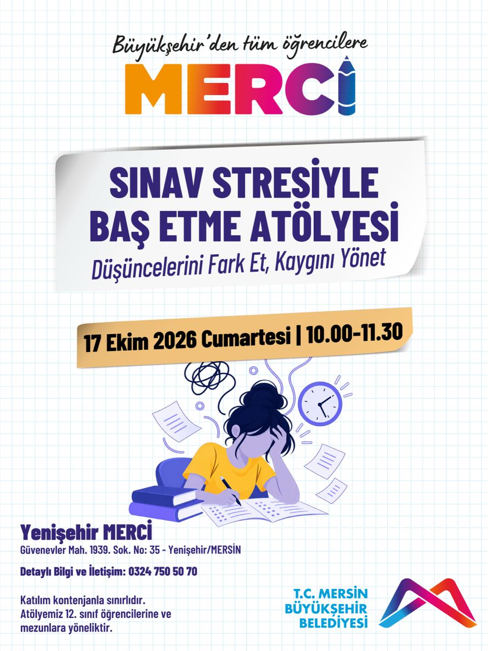 Sınav Stresiyle Baş Etme Atölyesi 