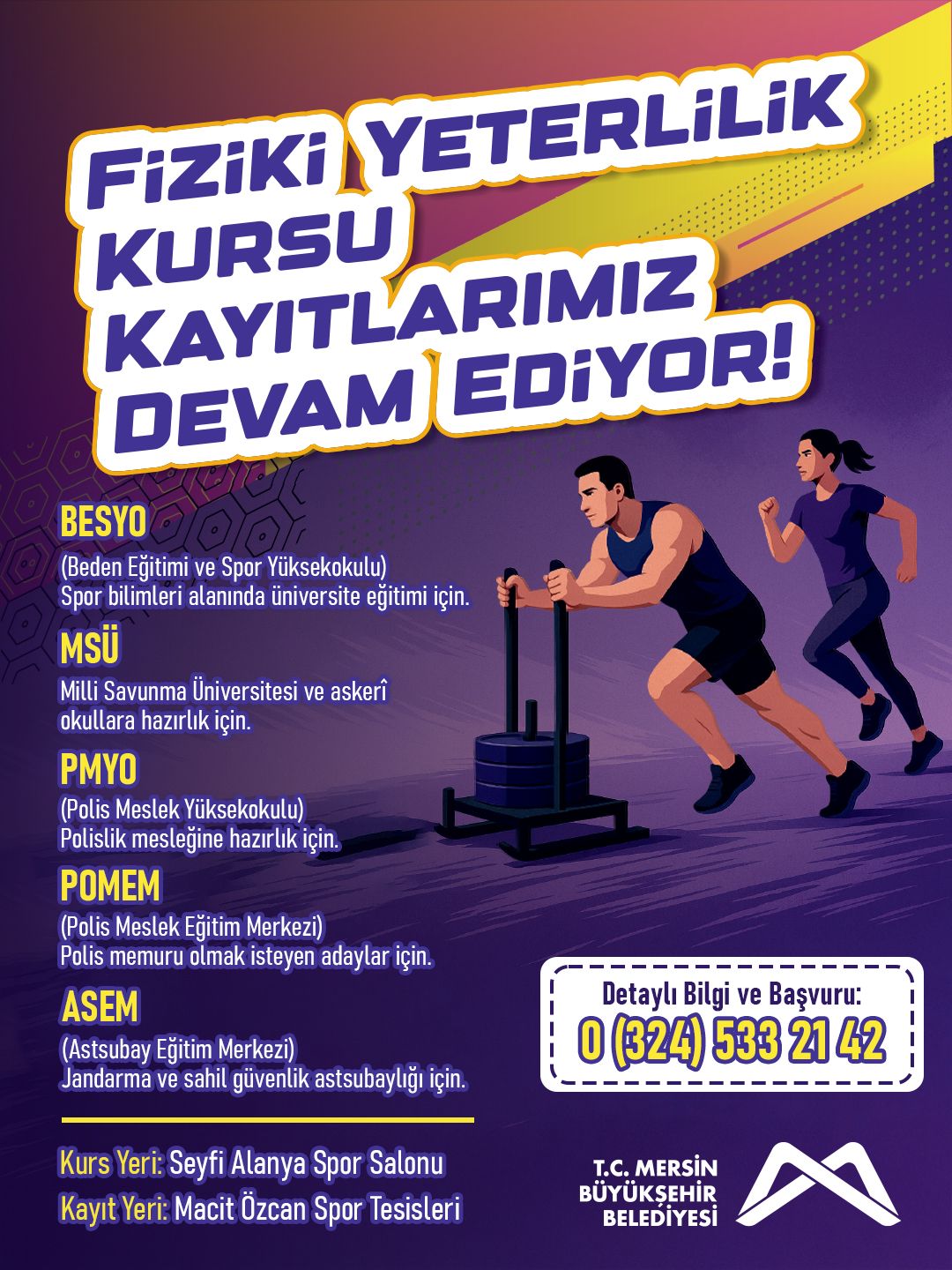 Fiziki Yeterlilik Kursu kayıtlarımız devam ediyor! 