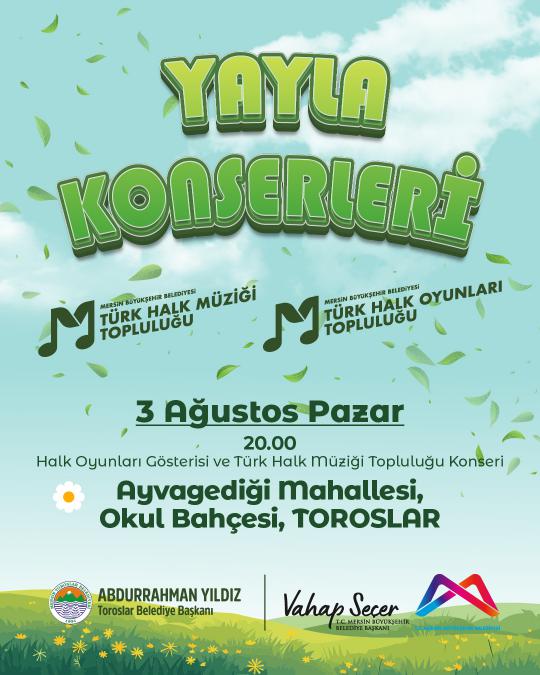 Yayla Konserleri'nde buluşalım!