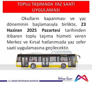 TOPLU TAŞIMADA YAZ SAATİ UYGULAMASI