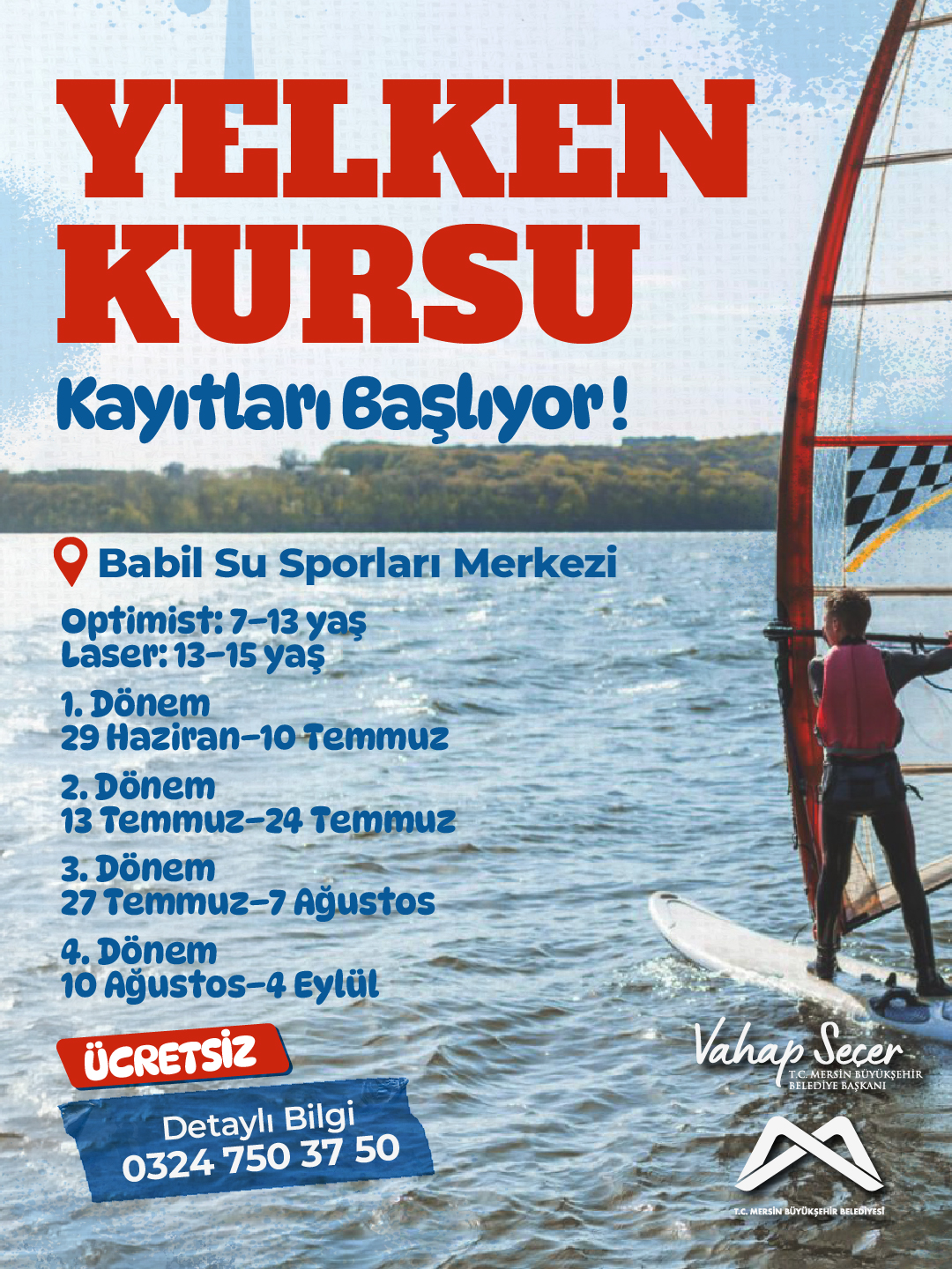 Yelken Kursu Kayıtları Başlıyor!