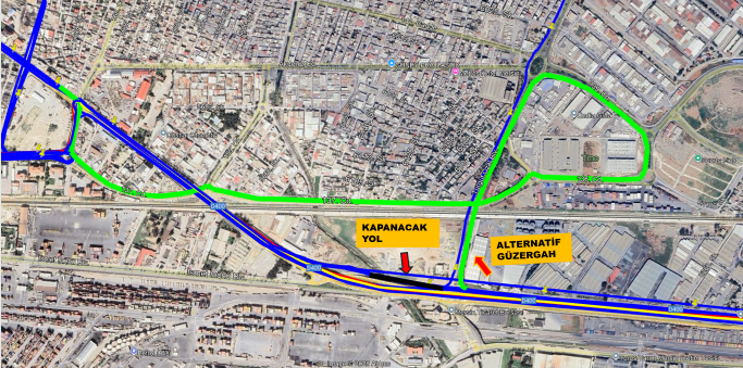 Cumhuriyet Bulvarı (D-400) - GMK Bulvarı Yol Yenileme Çalışması